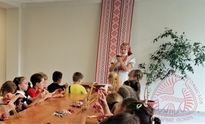 И вновь в гостях у Центра народных промыслов летний лагерь! 1