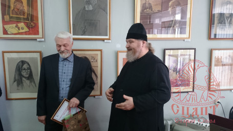 ОТКРЫТИЕ ПЕРСОНАЛЬНОЙ ВЫСТАВКИ ВЛАДИМИРА ЛОБЫНЦЕВА "МОЙ" ПОРТРЕТ" 7