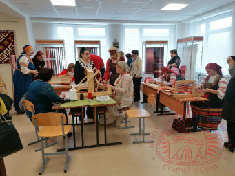 Открытие Межрегиональной выставки по ткачеству "Полотна река сквозь века" 13