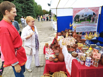 Выставка от мастеров Центра в рамках празднования Дня города. 2