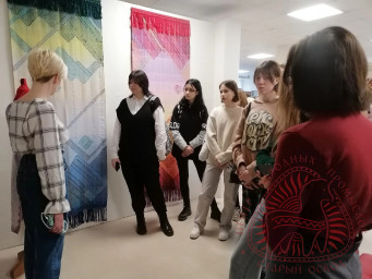 Открытие Межрегиональной выставки по ткачеству "Полотна река сквозь века" 8