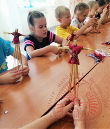 И вновь в гостях у Центра народных промыслов летний лагерь! 2