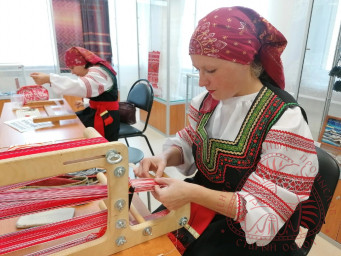 Открытие Межрегиональной выставки по ткачеству "Полотна река сквозь века" 6