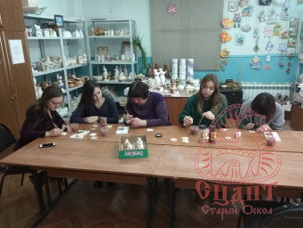 Студенты Старооскольского педагогического колледжа на практике в ЦДПТ 15
