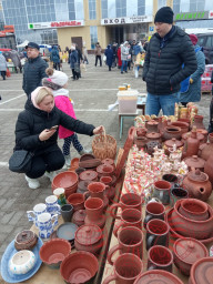 Центр народных промыслов принял участие в Областной сельскохозяйственной ярмарке у ТЦ "Славянский" в 1