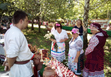 Центр народных промыслов принял участие в областном фольклорном фестивале «На родине Маничкиной» 3