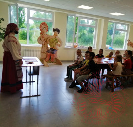 И вновь в гостях у Центра народных промыслов летний лагерь! 0