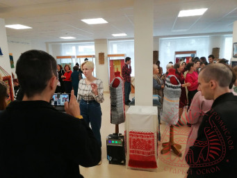 Открытие Межрегиональной выставки по ткачеству "Полотна река сквозь века" 7